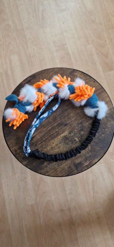 Pletený králík s mopíkem a amortizérem