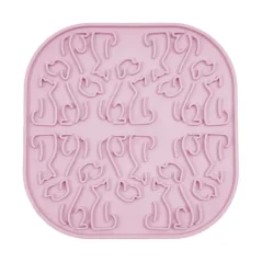 Fiboo Lízací podložka Lollipop Pink